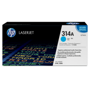 HP Q7561A/314A Toner cartridge cyan, 3.500 pages/5% for HP Color LaserJet 3000