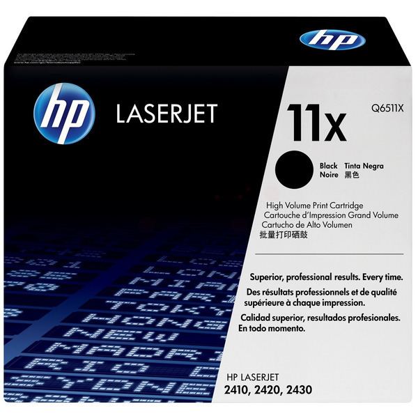 HP Q6511X/11X Toner cartridge black, 12.000 pages ISO/IEC 19752 for Canon LBP-3460/HP LaserJet 2400