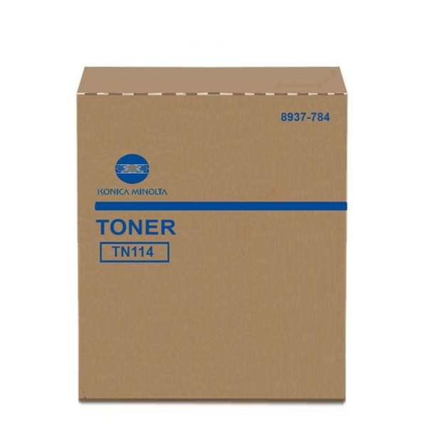 Konica Minolta 8937-784/TN-114 Toner black, 2x11.000 pages 413 grams Pack=2 for Minolta DI 152