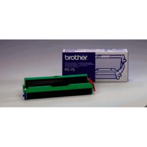 Brother PC-75 Thermal-transfer roll with cartridge, 144 pages for Brother Fax T 102