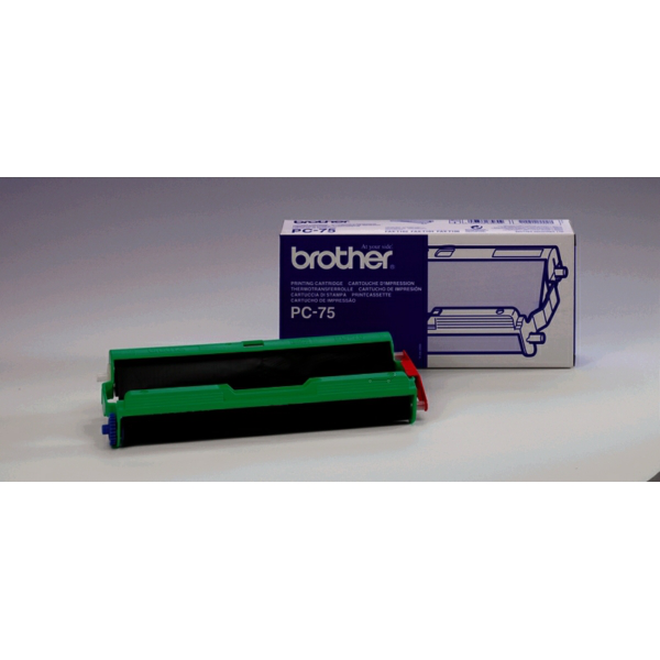 picture Brother PC-75 Thermal-transfer roll with cartridge, 144 pages for Brother Fax T 102