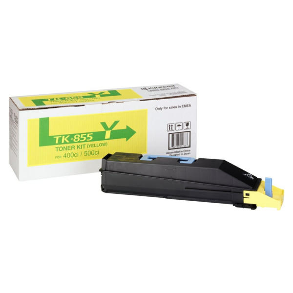 Kyocera 1T02H7AEU0/TK-855Y Toner yellow, 18.000 pages/5% for KM TASKalfa 400