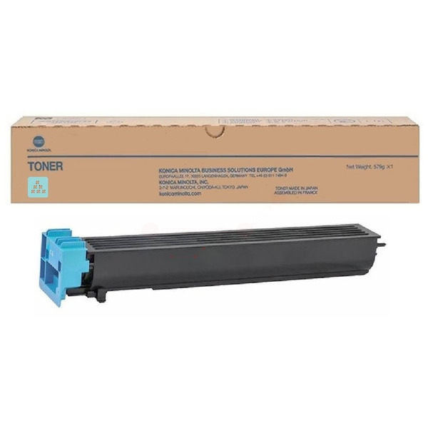 Konica Minolta A0TM450/TN-613C Toner cyan, 30.000 pages for KM bizhub C 452/552