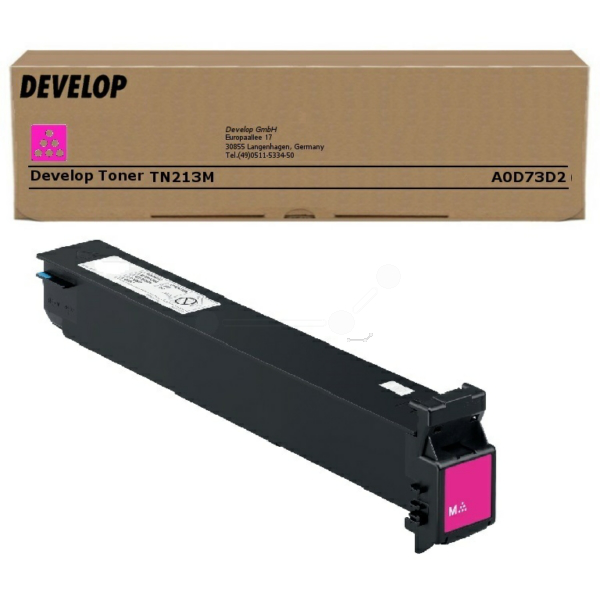 Develop A0D73D2/TN-213M Toner magenta, 19.000 pages/5% for Develop Ineo + 203/253