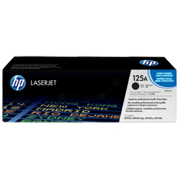 HP CB540A/125A Toner cartridge black, 2.200 pages ISO/IEC 19798 for HP CLJ CP 1210