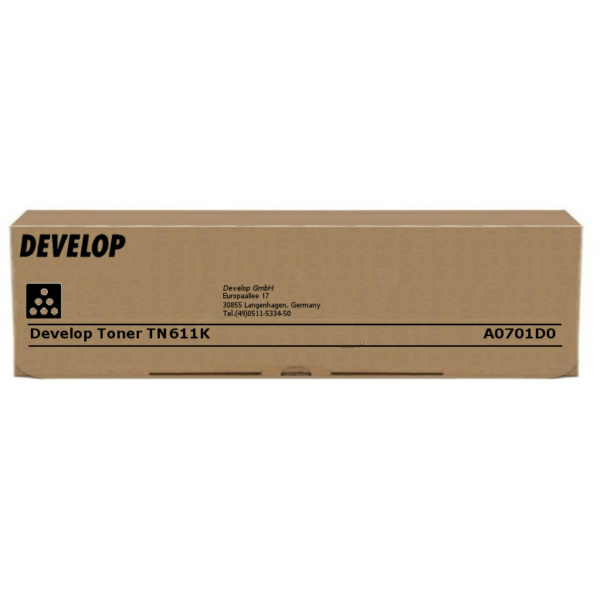picture Develop A0701D0/TN-611K Toner black, 45.000 pages for Develop Ineo + 550