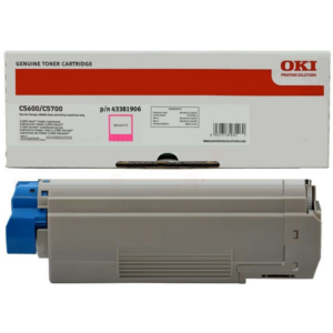 OKI 43381906 Toner magenta, 2.000 pages/5% for OKI C 5600