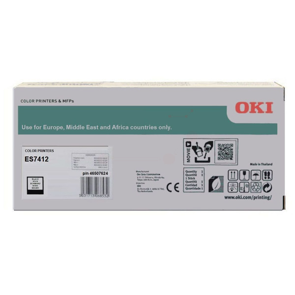 OKI 46507624 Toner-kit black, 11.000 pages for OKI ES 7412