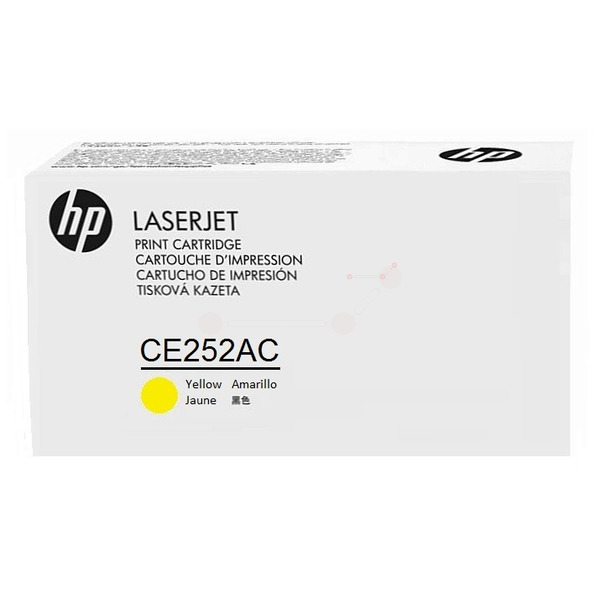 HP CE252AC/504A Toner cartridge yellow Contract, 7.000 pages ISO/IEC 19798 for HP CLJ CP 3525