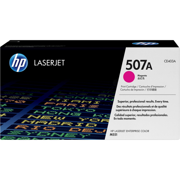 picture HP CE403A/507A Toner cartridge magenta, 6.000 pages ISO/IEC 19798 for HP LaserJet EP 500
