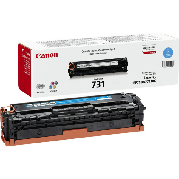 Canon 6271B002/731C Toner cartridge cyan, 1.500 pages ISO/IEC 19798 for Canon LBP-7110/MF 620