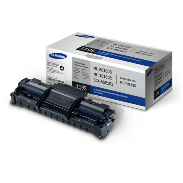 Samsung MLT-D119S/ELS/119 Toner cartridge black, 2.000 pages for Samsung ML 1610/2010/SCX 4521 F