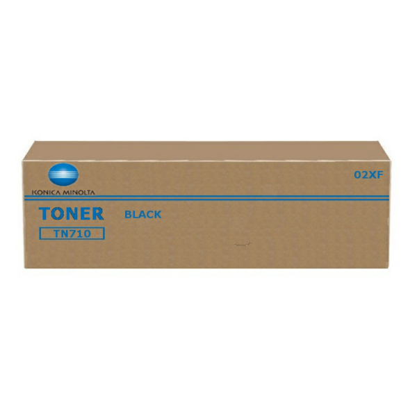 picture Konica Minolta 02XF/TN-710 Toner black, 55.000 pages 1160 grams for KM bizhub 600