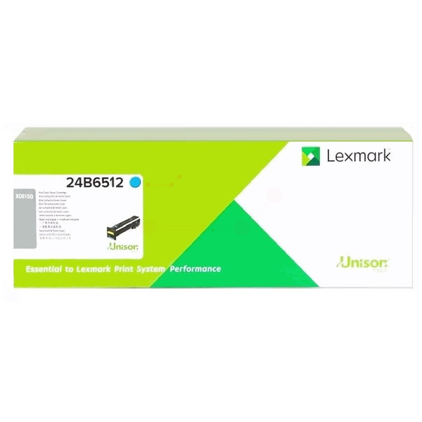 picture Lexmark 24B6512 Toner cartridge cyan, 50.000 pages for Lexmark XC 8160