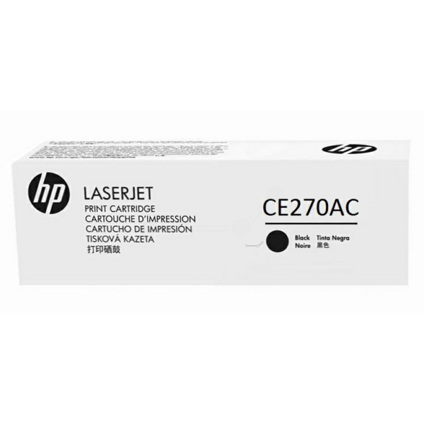 HP CE270AC/650A Toner cartridge black Contract, 13.500 pages ISO/IEC 19798 for HP CLJ CP 5525