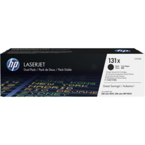 HP CF210XD/131X Toner cartridge black twin pack, 2x2.400 pages ISO/IEC 19798 Pack=2 for HP Pro 200