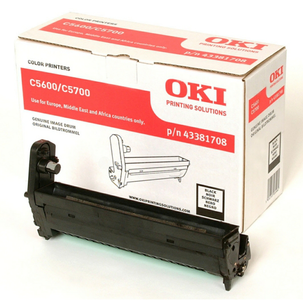 OKI 43381708 Drum kit black, 20.000 pages for OKI C 5600