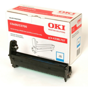 OKI 43381707 Drum kit cyan, 20.000 pages for OKI C 5600