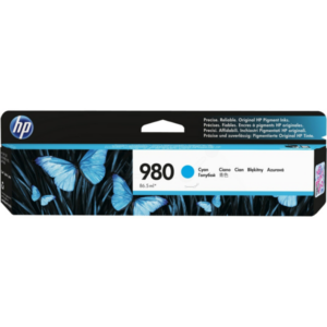 HP D8J07A/980 Ink cartridge cyan, 6.600 pages ISO/IEC 24711 86.5ml for HP OfficeJet X 555