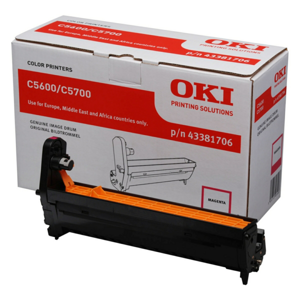 OKI 43381706 Drum kit magenta, 20.000 pages for OKI C 5600