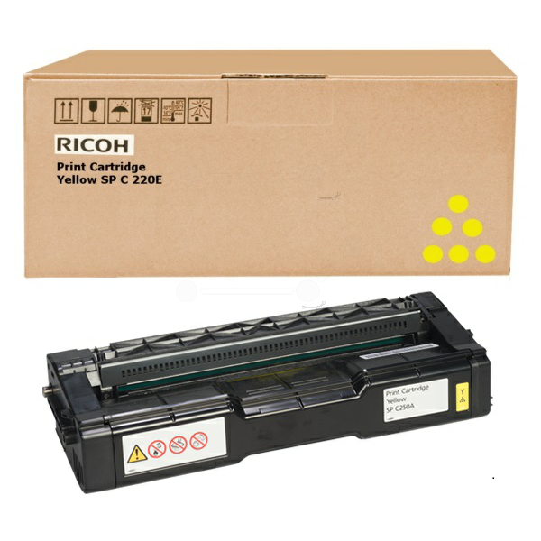 Ricoh 407546 Toner yellow, 1.600 pages ISO/IEC 19798 for Ricoh Aficio SP C 250