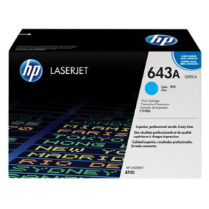 HP Q5951A/643A Toner cartridge cyan, 10.000 pages/5% for HP Color LaserJet 4700