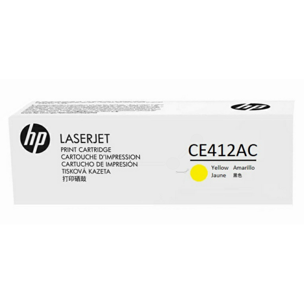 picture HP CE412AC/305A Toner cartridge yellow Contract, 2.600 pages ISO/IEC 19798 for HP LaserJet M 375