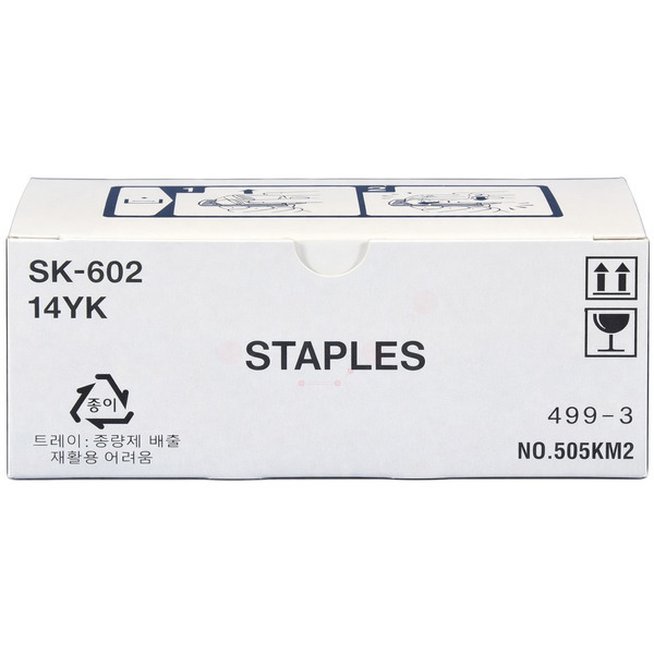 Konica Minolta 14YK/SK-602 Staples 3x5000 for Develop Ineo 224 e/KM bizhub C 300/KM bizhub C 750 i/KM bizhub 224 e/Olivetti d-Color MF 30