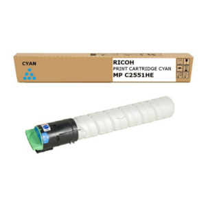 Ricoh 842064/TYPE MPC2551HE Toner cyan, 9.500 pages for Ricoh Aficio MP C 2051
