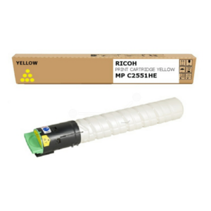 Ricoh 842062/TYPE MPC2551HE Toner yellow, 9.500 pages for Ricoh Aficio MP C 2051