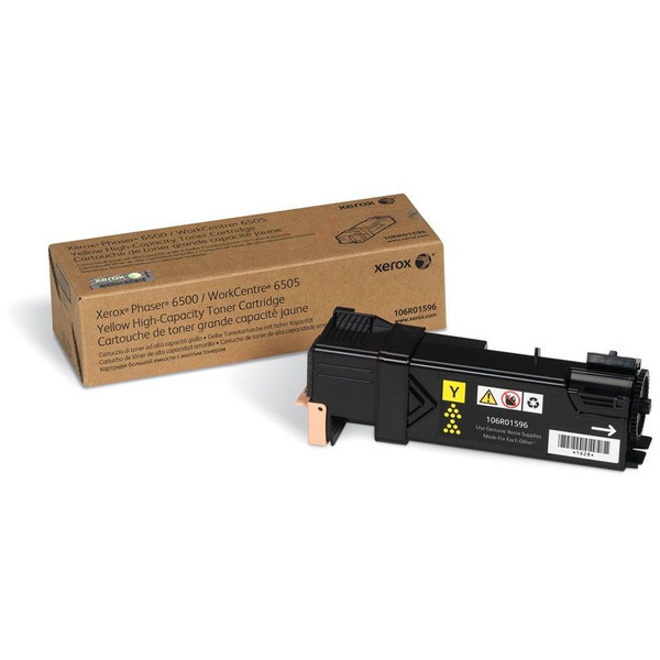 Xerox 106R01596 Toner yellow, 2.500 pages for Xerox Phaser 6500