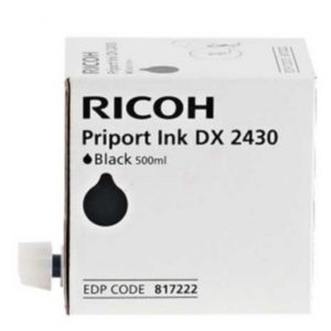 Ricoh 817222 Ink black 500ml Pack=5 for Ricoh Priport DX 2330