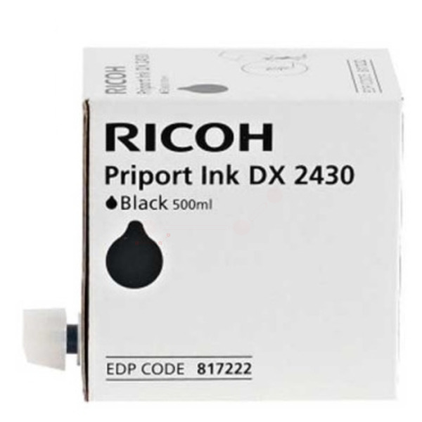 picture Ricoh 817222 Ink black 500ml Pack=5 for Ricoh Priport DX 2330