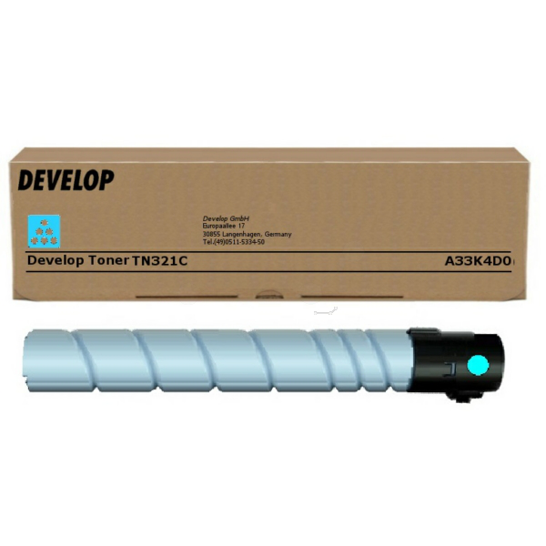 picture Develop A33K4D0/TN-321C Toner cyan, 25.000 pages/5% for Develop Ineo + 224