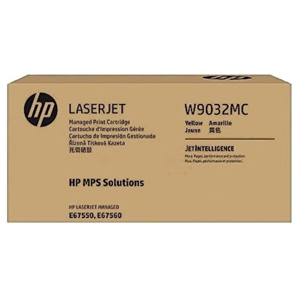 picture HP W9032MC Toner cartridge yellow Contract, 28.000 pages ISO/IEC 19798 for HP E 67550
