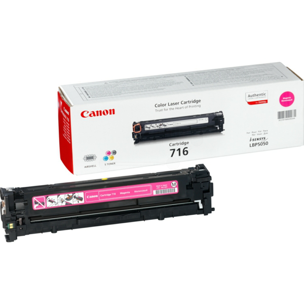 Canon 1978B002/716M Toner cartridge magenta, 1.500 pages/5% for Canon LBP-5050