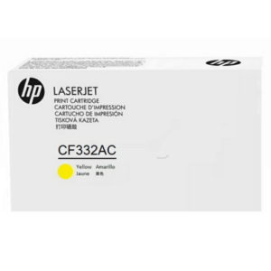 picture HP CF332AC/654A Toner cartridge yellow Contract, 15.000 pages ISO/IEC 19798 for HP Color LaserJet M 651