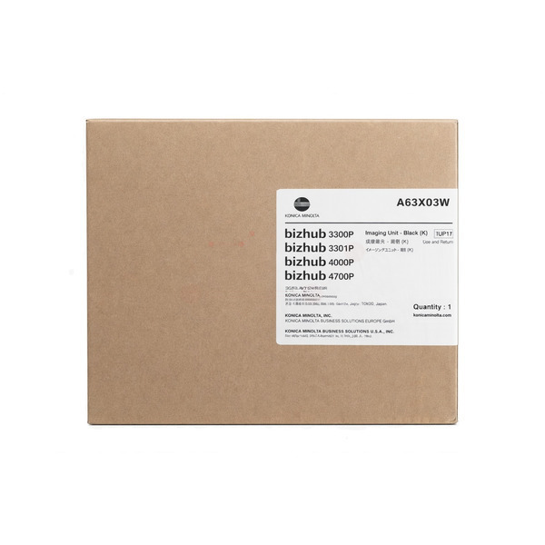 Konica Minolta A63X03W/IUP-17 Drum kit, 60.000 pages for KM Bizhub 3300 P/4000 P/4700 P