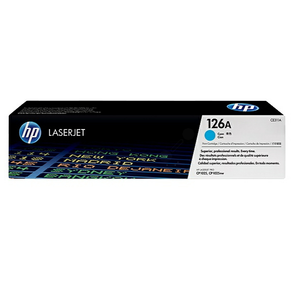 picture HP CE311A/126A Toner cyan, 1.000 pages ISO/IEC 19798 for HP LJ Pro CP 1025