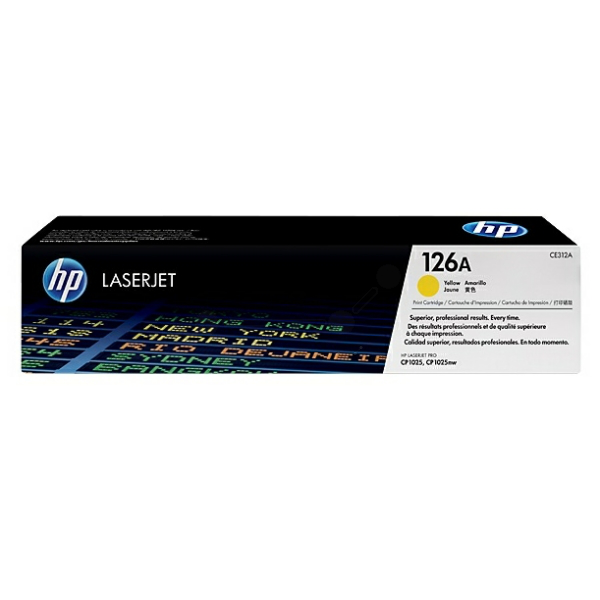 picture HP CE312A/126A Toner yellow, 1.000 pages ISO/IEC 19798 for HP LJ Pro CP 1025