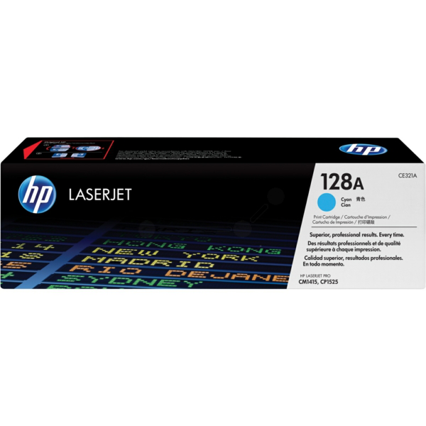 HP CE321A/128A Toner cyan, 1.300 pages ISO/IEC 19798 for HP LJ Pro CP 1525