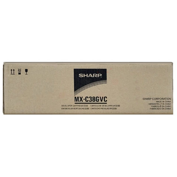 Sharp MXC-38GVC Developer cyan, 60.000 pages for Sharp DX-C 310/MX-C 310