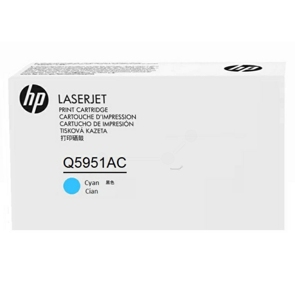 HP Q5951AC/643A Toner cartridge cyan Contract, 10.000 pages/5% for HP Color LaserJet 4700
