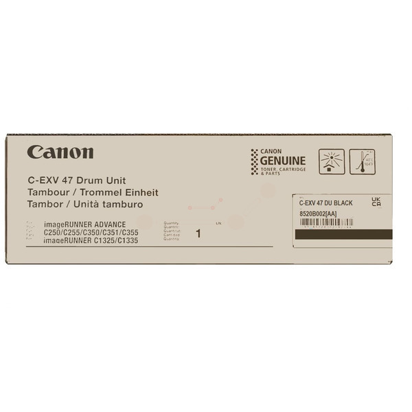 Canon 8520B002/C-EXV47 Drum kit black, 39.000 pages for Canon iR-C 250