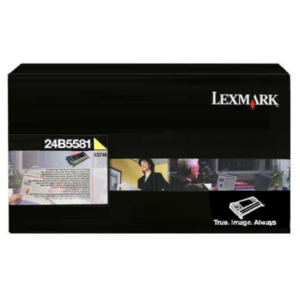 Lexmark 24B5581 Toner cartridge yellow, 10.000 pages for Lexmark CS 748
