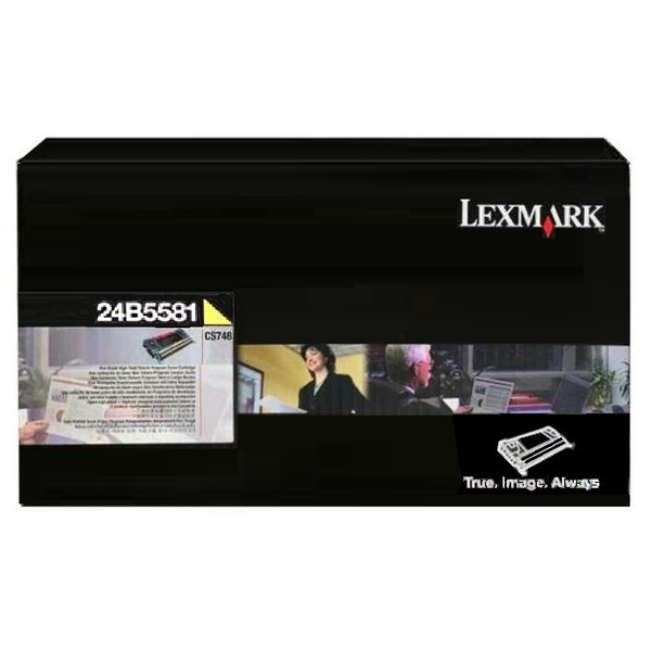 Lexmark 24B5581 Toner cartridge yellow, 10.000 pages for Lexmark CS 748