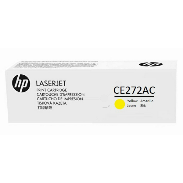 picture HP CE272AC/650A Toner cartridge yellow Contract, 15.000 pages ISO/IEC 19798 for HP CLJ CP 5525