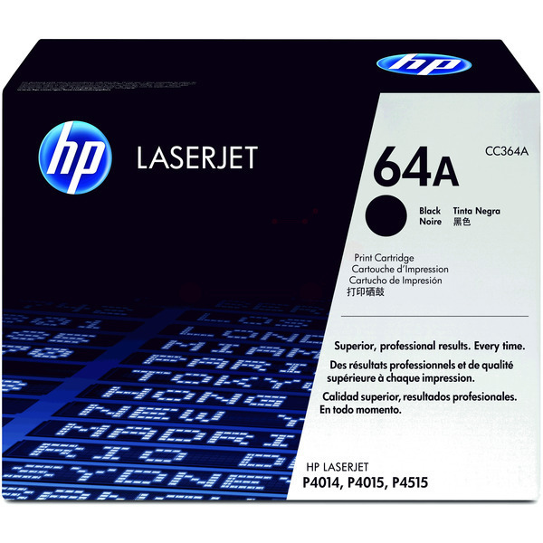 HP CC364A/64A Toner cartridge black, 10.000 pages ISO/IEC 19752 for HP LaserJet P 4014/4015