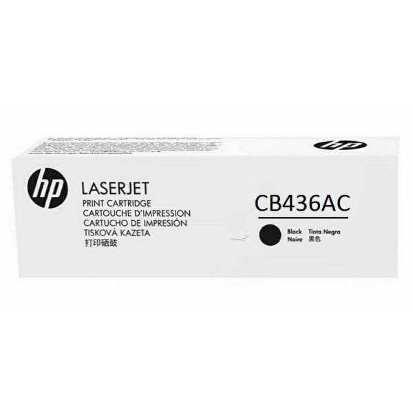picture HP CB436AC/36A Toner cartridge black Contract, 2.000 pages ISO/IEC 19752 for HP LaserJet P 1505