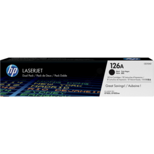 HP CE310AD/126A Toner black twin pack, 2x1.200 pages/5% Pack=2 for HP LJ Pro CP 1025
